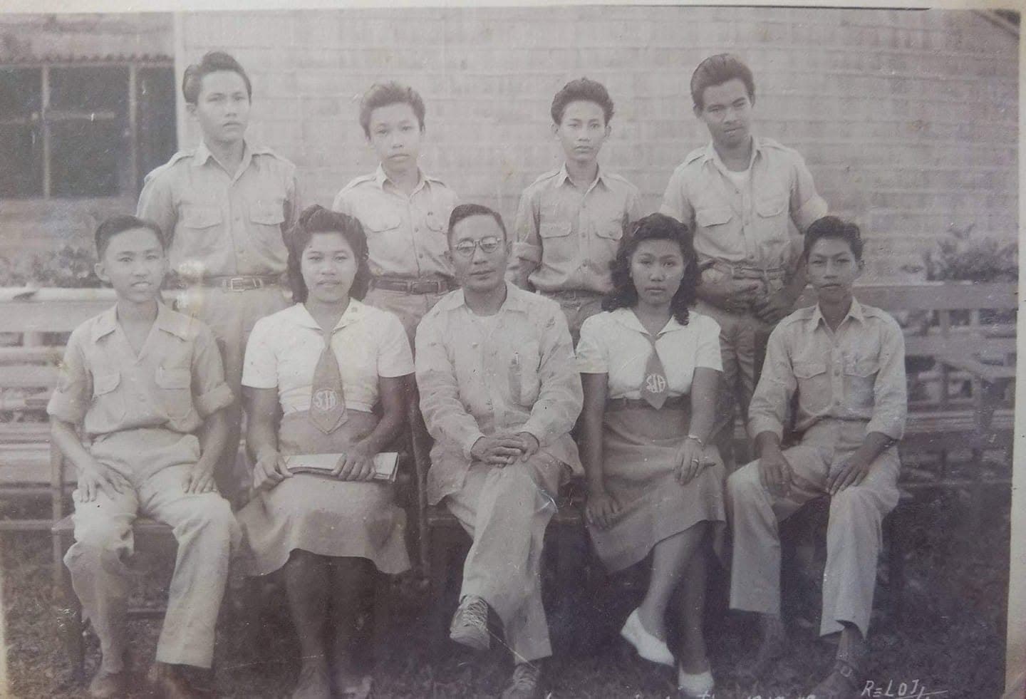The junior class of St. Joseph's Academy, school year 1948 to 1949